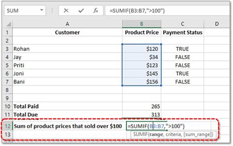   50|Use the SUM function to sum numbers in a range